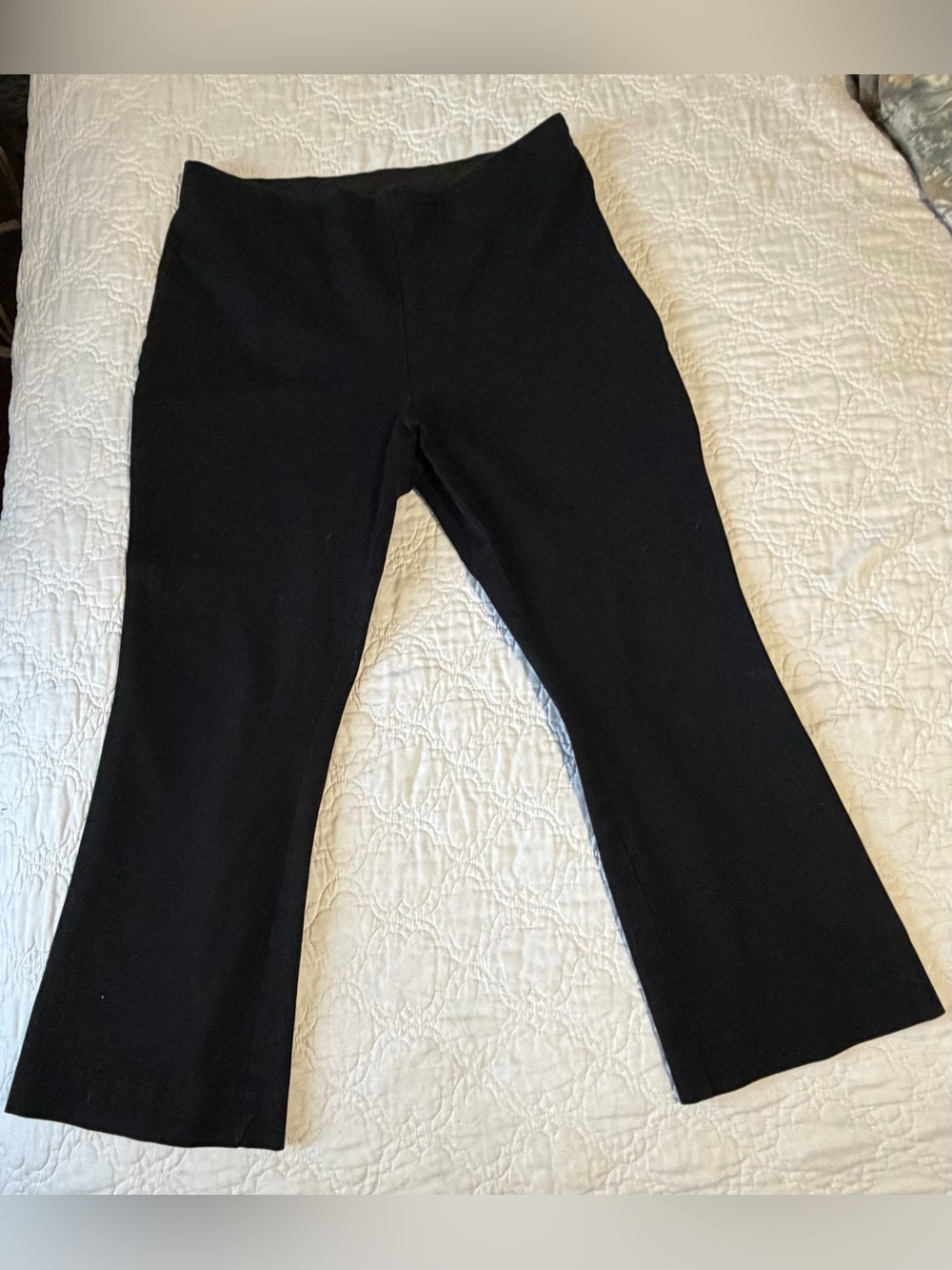 Black Flare Leg Pants